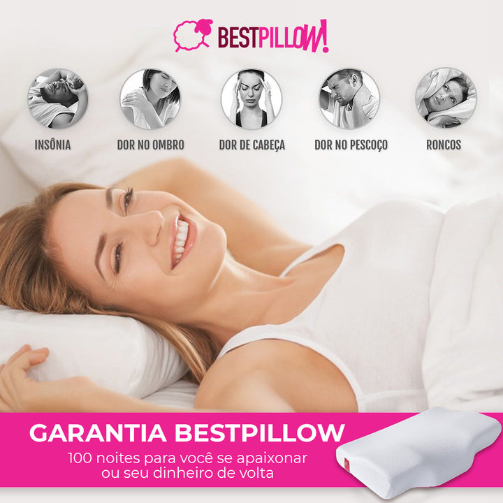 Travesseiro Anatômico - Best Pillow Casal - 2 unidades