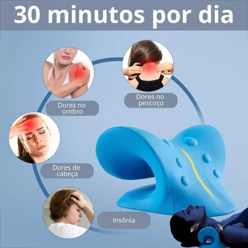 Massageador Alongador Cervical Alivio Dor Pescoço Ortopédico