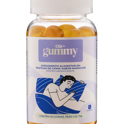 Gummy - Auxílio para o Sono por 1 mês - 30 gomas - 1 pote