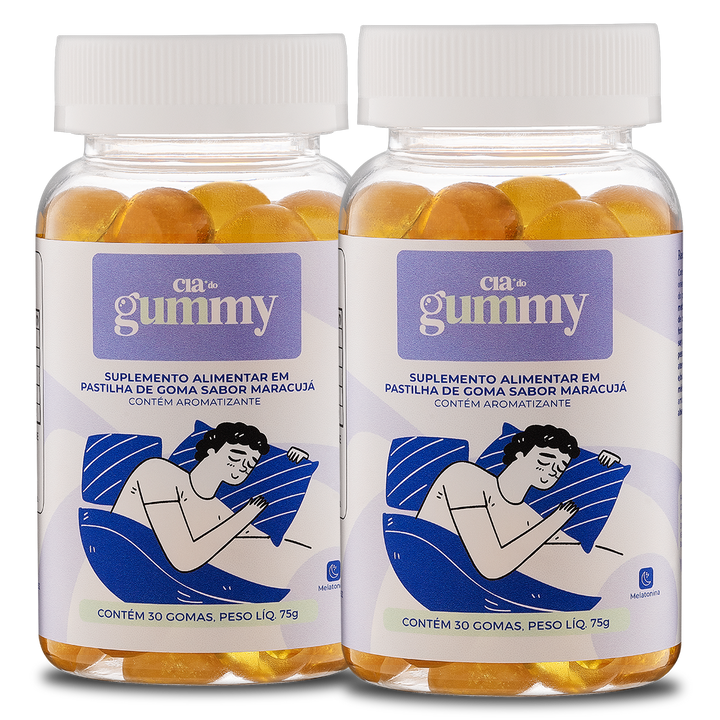 Gummy - Auxílio para o Sono por 1 mês - 30 gomas - 1 pote