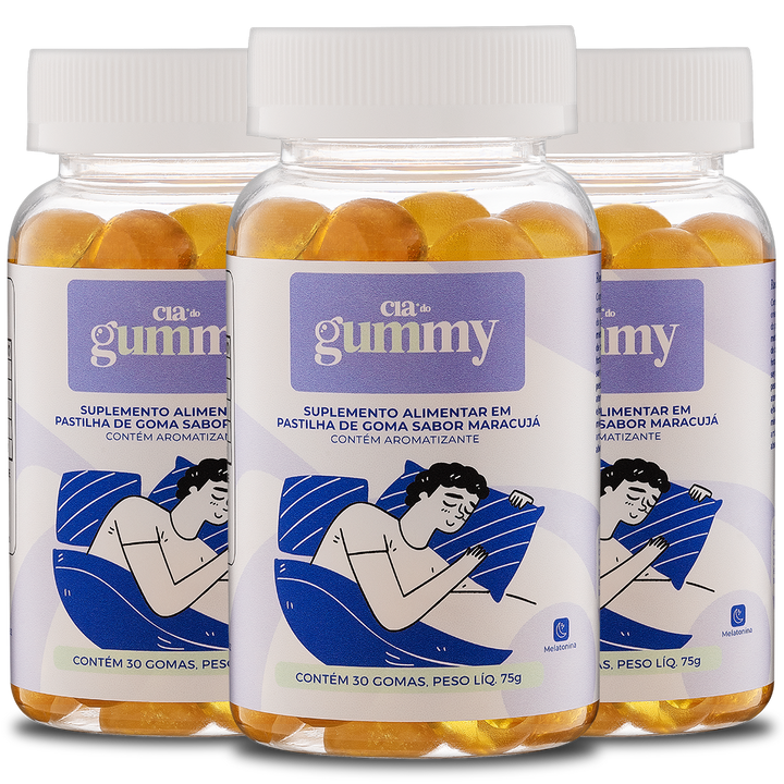 Gummy - Auxílio para o Sono por 1 mês - 30 gomas - 1 pote